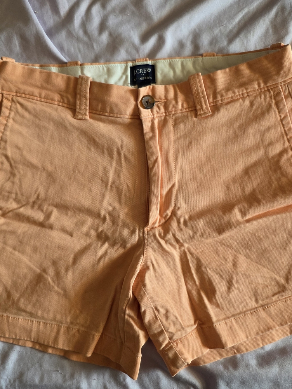 J. Crew Peach Chino Shorts